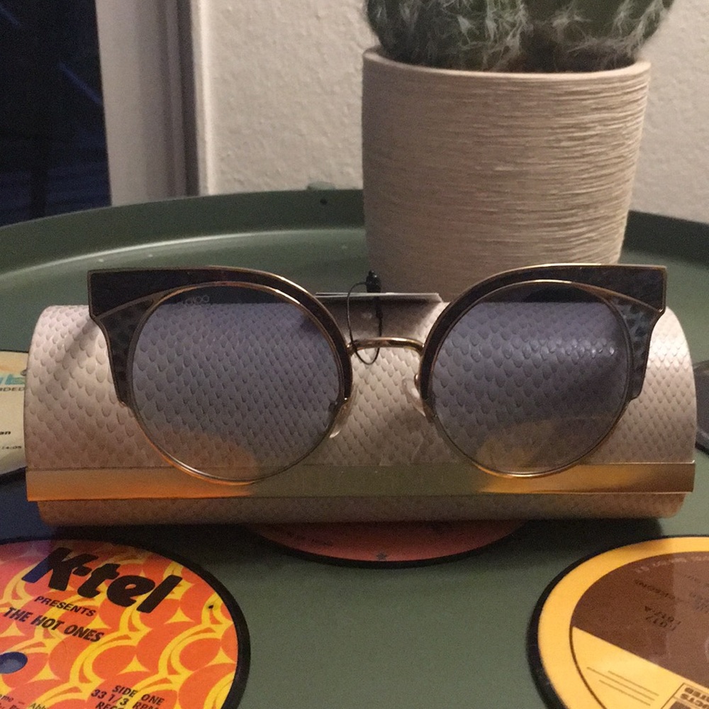 JIMMY CHOO ORA CAT-EYE SUNGLASSES